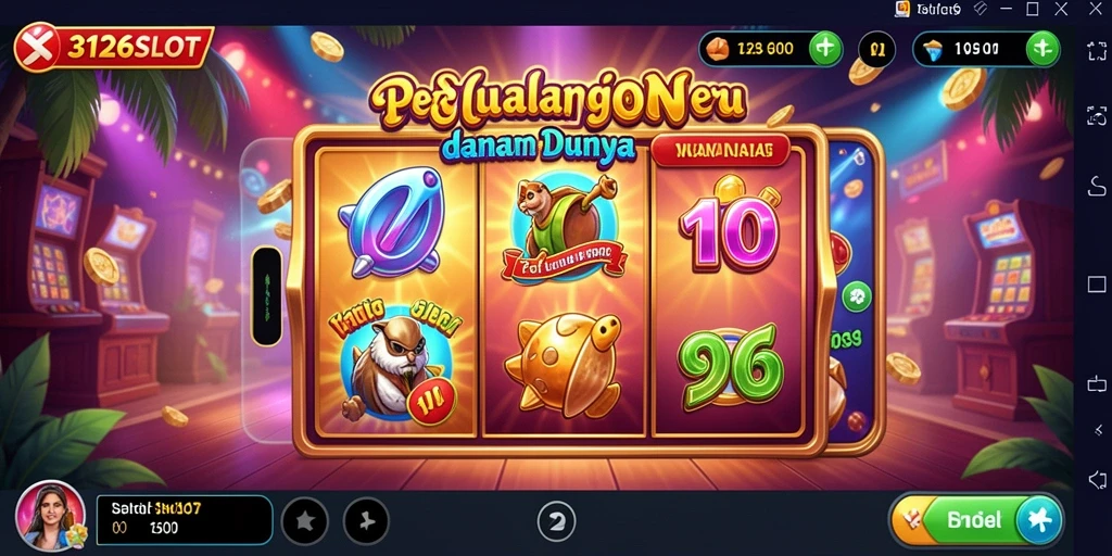 Tampilan gameplay seru di 3126SLOT dengan simbol-simbol menawan.