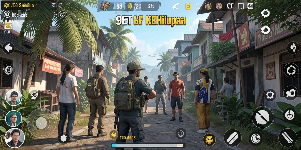 Tampilan gameplay 9ET yang menakjubkan dan mendetail.