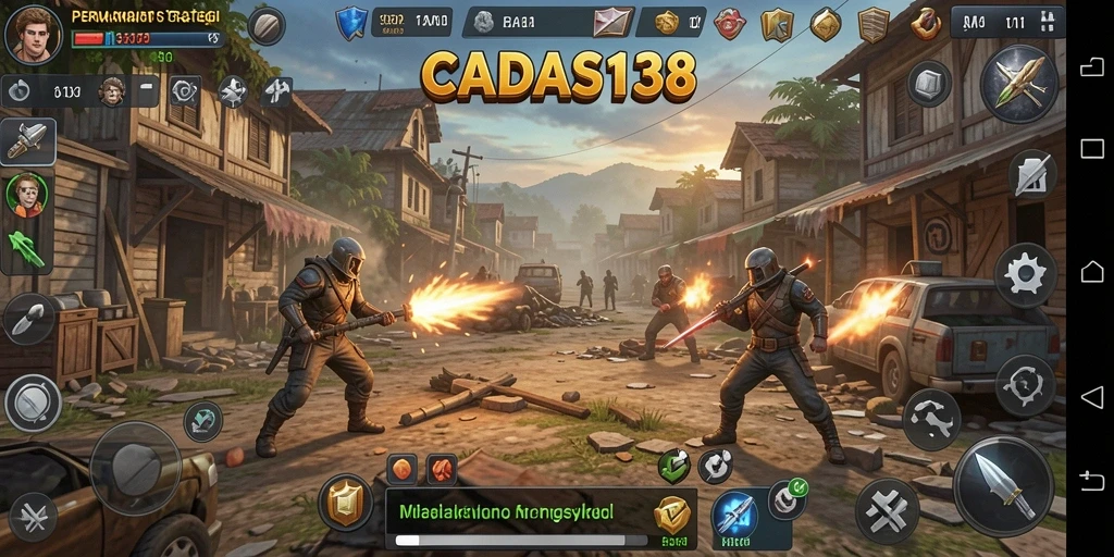 Tampilan aksi permainan CADAS138 yang mendebarkan dan penuh strategi.
