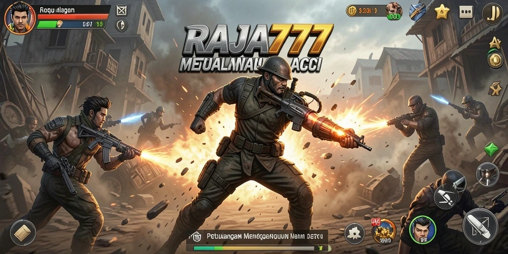 Gameplay mendebarkan dari RAJA777 yang menampilkan aksi tanpa henti.