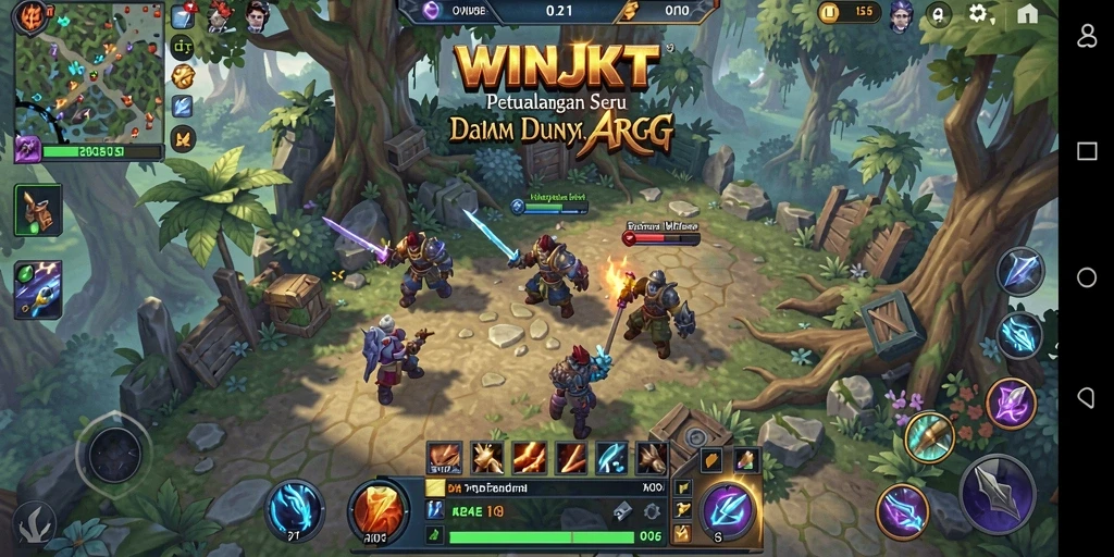 Tampilan seru dari gameplay <strong>WINJKT</strong> di dunia ARPG.