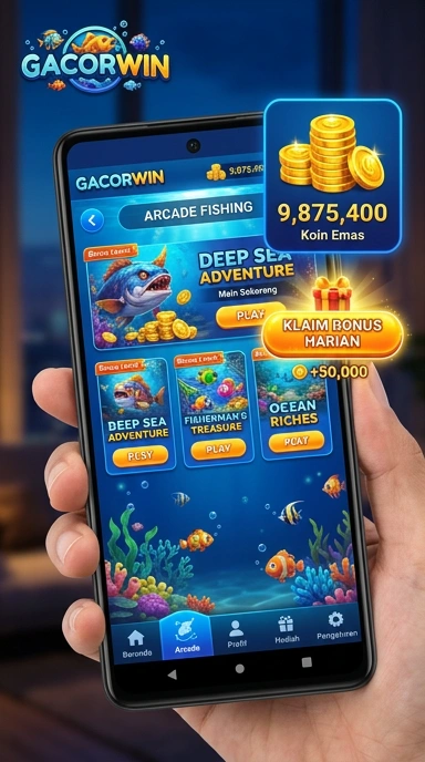 Tampilan antarmuka pengguna Gacorwin yang sederhana dan mudah dipahami.